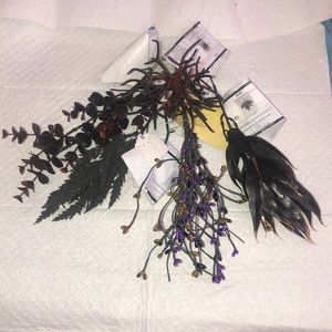 Michael’s sample, lot of floral autumn and Halloween decoration.